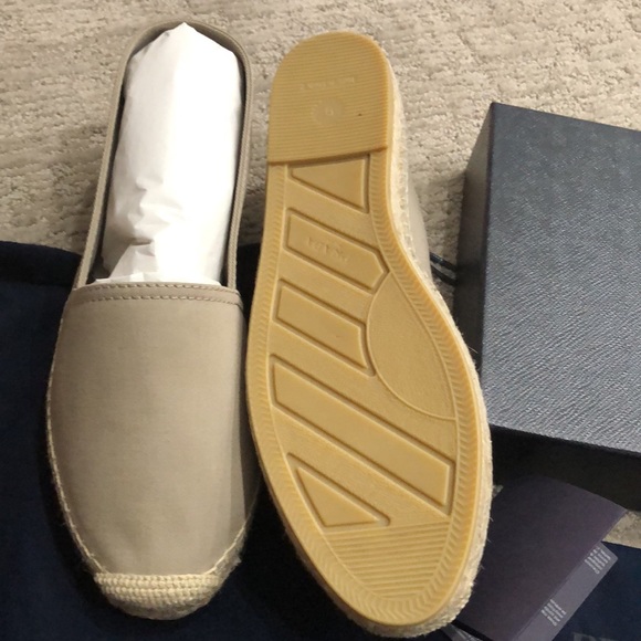 Prada Logo Gabardine Espadrilles - Picture 2 of 3